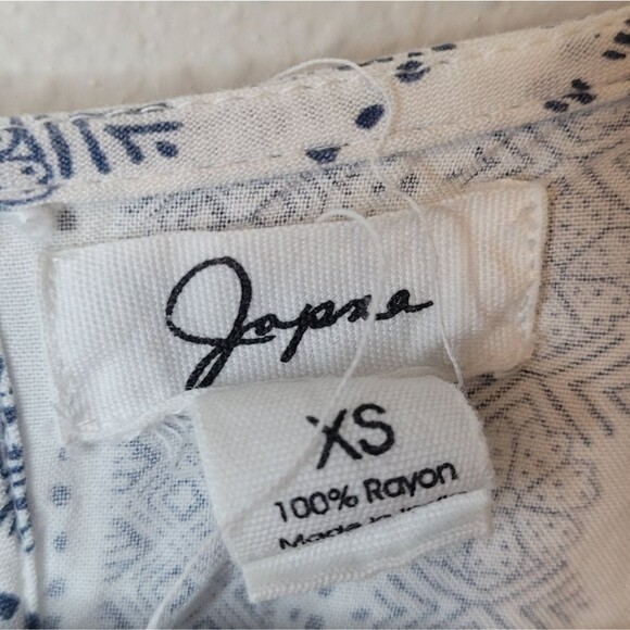 EUC Japna Jumpsuit Size XS White and Blue - Picture 2 of 4